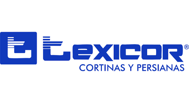 Logo de Texicor, cortinas y persianas
